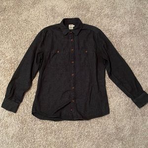 Faherty Brand Knit Season Shirt Navy Blue